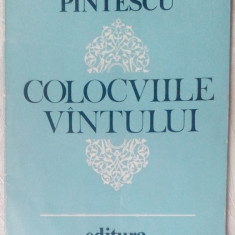 ALEXANDRU PINTESCU - COLOCVIILE VANTULUI (VERSURI, 1985) [dedicatie / autograf]