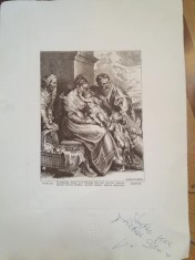 PENDA OCTAVIAN ION ( 1956-2011) - Gravura dupa Peter Paul Rubens foto