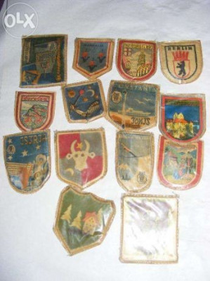 Embleme vintage ORIGINALE,sigle vechi din tari diferite,reclame vechi T GRATUIT foto