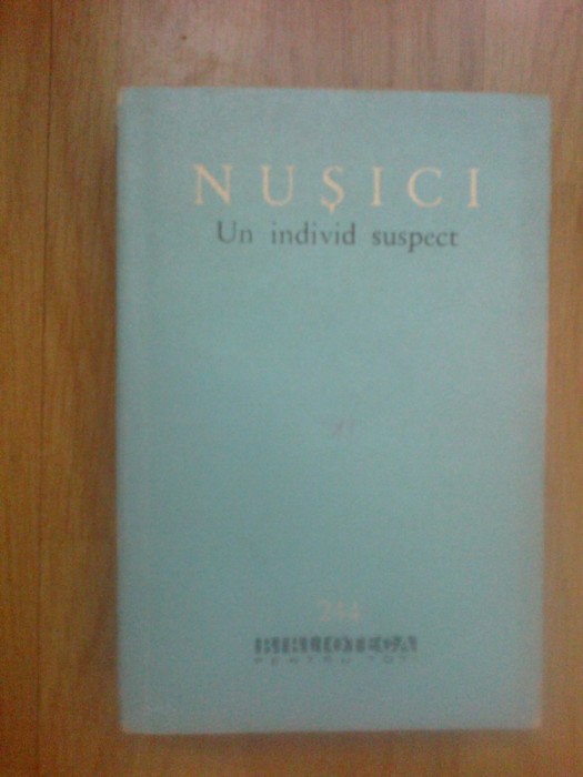 k3 Un Individ Suspect - Nusici