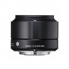 Obiectiv Sigma 19mm f/2.8 DN Art Black montura Micro Four Thirds foto