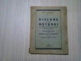 DISCURS ASUPRA METODEI * PRESCURTARI ALE MEDITATIILOR METAFIZICE - Descartes, Alta editura