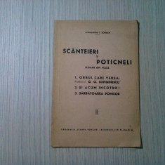 SCANTEIERI SI POCTICNELI - I. Scriban - Tipografia Stampa Romaneasca, 30 p.