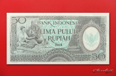 INDONEZIA - 50 Rupiah 1964 - UNC foto