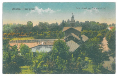 3226 - OCNA MURESULUI, Alba, Strand, Romania - old postcard - unused - 1928 foto