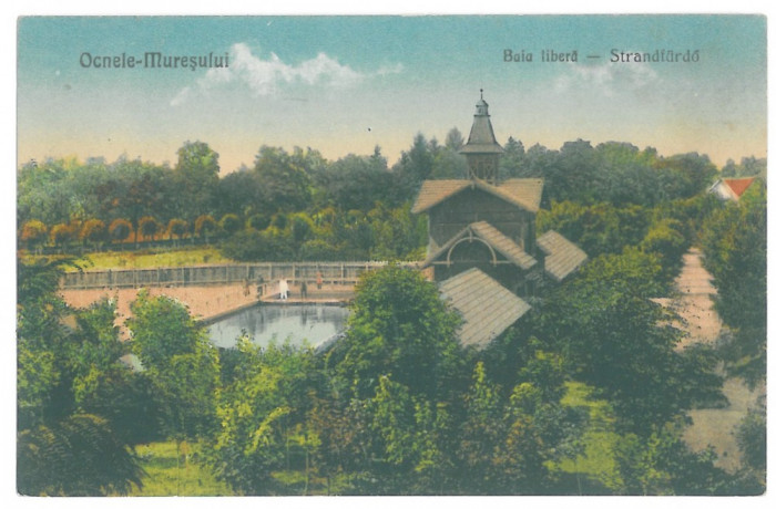 3226 - OCNA MURESULUI, Alba, Strand, Romania - old postcard - unused - 1928