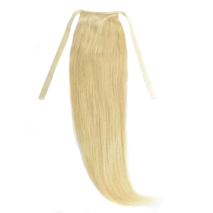 Cozi Par Natural 50cm 100gr Blond Ultra Cenusiu #LightSilver foto mare Cozi Par Natural 50cm 100gr Blond Ultra Cenusiu #LightSilver foto mare