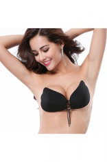 BRA150-1 Sutien invizibil cu adeziv si snur in fata foto