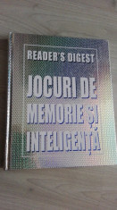 Carte Reader&amp;#039;s Digest Jocuri de memorie si inteligenta foto