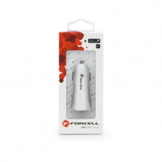 Incarcator Auto 2A Fast Charge (Alb) Forcell foto