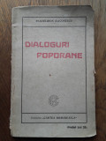 Cumpara ieftin PANTELIMON DIACONESCU- DIALOGURI POPORANE PT.SEZATORI SI SERBARI SCOLARE, 1926