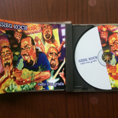 greg koch radio free gristle album cd disc muzica blues rock made in ru 2003 vg+