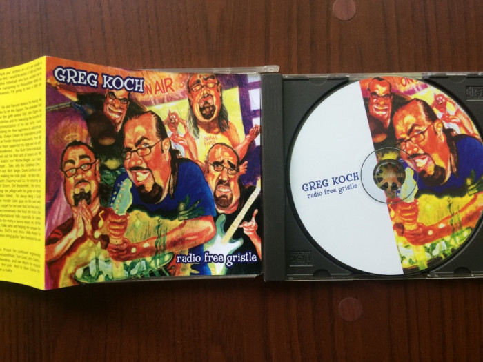 greg koch radio free gristle album cd disc muzica blues rock made in ru 2003 vg+