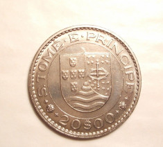 SAO TOME E PRINCIPE 20 ESCUDOS 1971 UNC foto