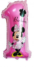 Balon Folie Figurina Minnie Mouse 1st Birthday mare foto