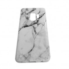 Husa SAMSUNG Galaxy S9 - Marble (Alb) foto