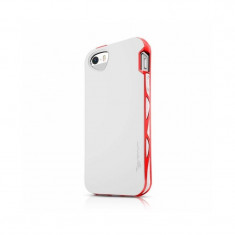 Husa APPLE iPhone 5\5S\SE - IT Skins Bumper (Alb&amp;amp;Rosu) foto