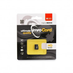 Card MicroSD 8GB Clasa 4 IMRO foto
