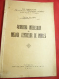 Radu Petre -Problema interesului si Metoda centrelor de interes 1930 autograf si