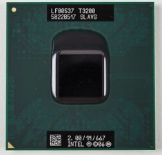 Procesor Laptop Intel Core2Duo T3200 2000Mhz/1M Cache/ FSB 667 foto