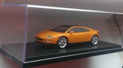 Macheta Audi Quattro Spyder 1991 - BOS Models 1/43 foto