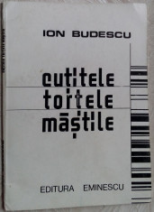 ION BUDESCU - CUTITELE, TORTELE, MASTILE (VERSURI, 1990)[coperta WANDA MIHULEAC] foto