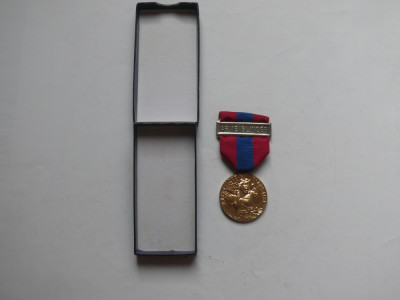 Medalie militara franceza Defense Nationale - Arme blindee foto