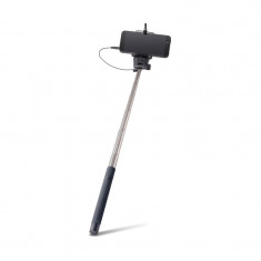 Selfie Stick Universal cu Cablu (Negru) MP-400 Forever foto