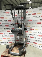 Aparat fitness tractiuni spate triceps cu asistenta profesional Matrix foto