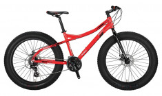 Bicicleta Mosso Fat Bike 2D , roata 26&amp;quot; , Aluminiu, culoare RosuPB Cod:M01MSO2601517002 foto