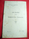 C.G.Georgescu- Un cuvant asupra Invatamantului Comercial -1915 Ramuri Craiova