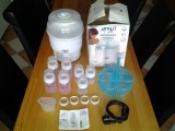 Sterilizator Electric Express Philips Avent, 6 Biberoane, Nou, Sterilizare Rapida 6 Min, Capacitate 6 Biberoane