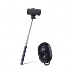 Selfie Stick cu Telecomanda Bluetooth (Negru) MP-200 Forever foto