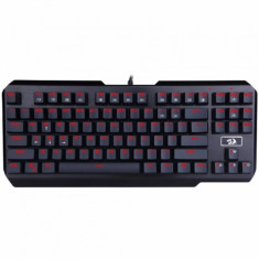 Tastatura Redragon Usas , Gaming , Mecanica , LED Rosu , Negru foto