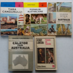 Lot 5 Carti Despre Australia - cititi descrierea