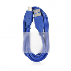 Cablu Tip C - USB 3.1 (Albastru) foto