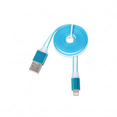 Cablu Date APPLE iPhone 5\6\7 Slim (Albastru) foto