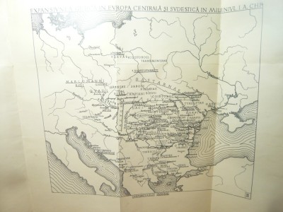Harta - Expansiunea Getica in Europa Centrala si Sud-Estica in Mileniul I ien foto