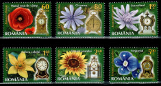 Romania 2013, LP 1966, Ceasul florilor (I), seria, MNH! LP 13,70 lei foto