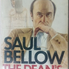 SAUL BELLOW - THE DEAN'S DECEMBER (Pocket Books New York, 1983) [LIMBA ENGLEZA]