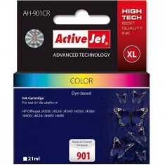 Consumabil ActiveJet Cartus compatibil HP 901XL Color foto