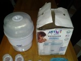 Sterilizator electric Philips Avent Express, 6 biberoane, sterilizare rapida 6 min, nou