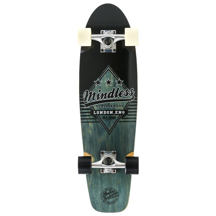 Cruiser Mindless Longboards Daily Grande II black/White 28"/71cm Cruiser Mindless Longboards Daily Grande II black/White 28"/71cm