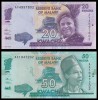 Set Malawi 20+50 Kwacha 2016 P-57/58 UNC Bancnote Africa Ne circulate