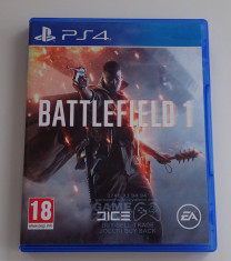 JOC original Consola Sony PS4 PlayStation 4 BATTLEFIELD 1 Blu Ray impecabil foto