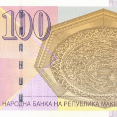 MACEDONIA █ bancnota █ 100 Denari █ 1. 2007 █ P-16g █ UNC █ necirculata