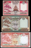 NEPAL █ SET █ 5 + 10 + 20 Rupees █ 2012 █ P-69-70-71 █ UNC █ necirculata