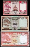 NEPAL █ SET █ 5 + 10 + 20 Rupees █ 2012 █ P-69-70-71 █ UNC █ necirculata