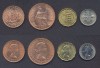 MAREA BRITANIE █ SET MONEDE █ 1/2 + 1 Penny + 3 + 6 Pence █ 1966-1967 █ UNC, Europa