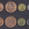 MAREA BRITANIE █ SET MONEDE █ 1/2 + 1 Penny + 3 + 6 Pence █ 1966-1967 █ UNC